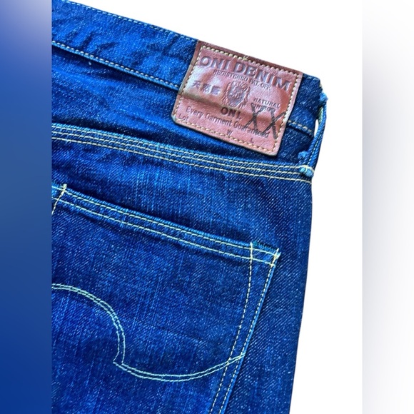 ONI DENIM 921NIXX Natural Indigo Selvedge Denim made in Japan Size 36 - Picture 5 of 13